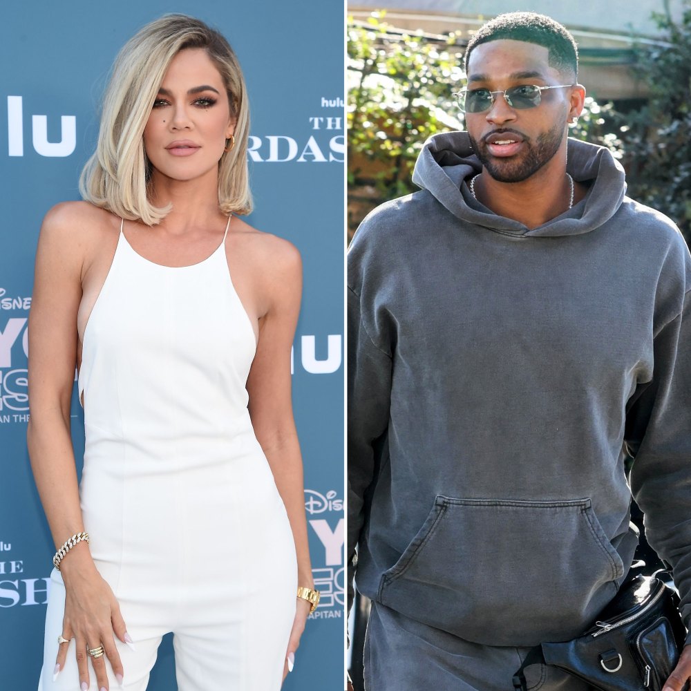 Khloe Kardashian Shares Rare Photo of Her and Tristan Thompsons Son With Daughter True