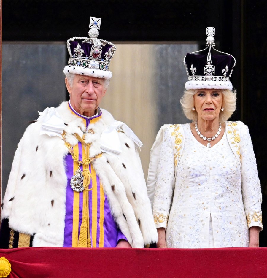 King Charles III and Queen Camilla Balcony Coronation