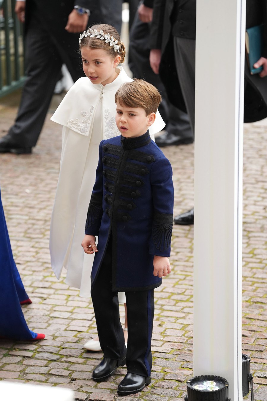 Prince Louis and Princess Charlotte Coronation