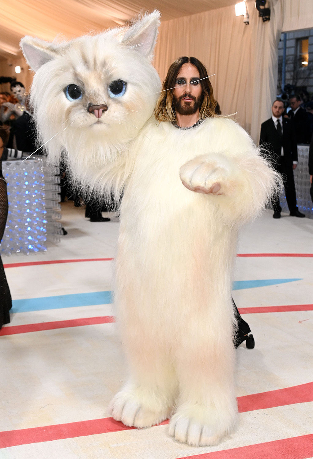 Met Gala 2023 Jared Leto Dresses as Karl Lagerfeld's Cat