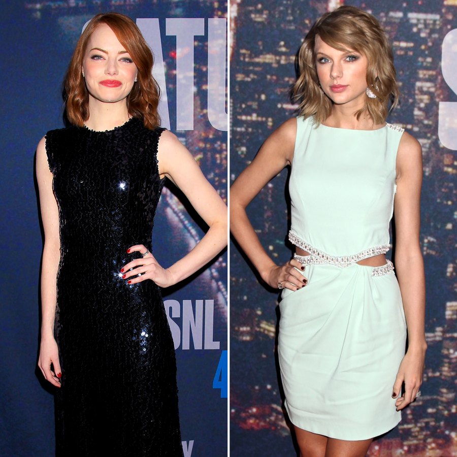 Taylor Swift and Emma Stone's Best Friendship Moments Over the Years: Movie Premieres, Awards Shows and More