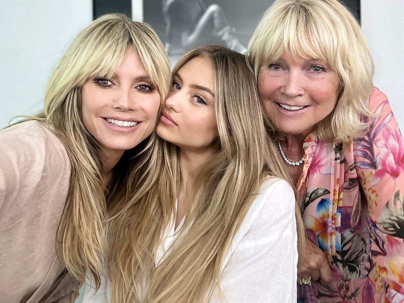 Heidi Klum Shares Rare Photo With Mother and Daughter Leni