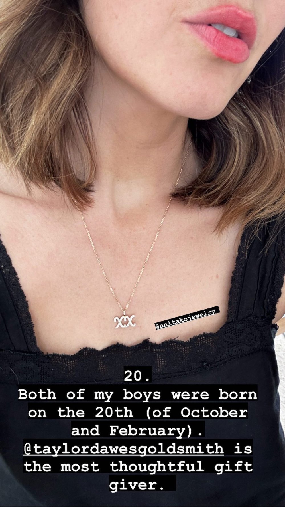 Mandy Moore Debuts Dainty Necklace in Honor of Two Kids