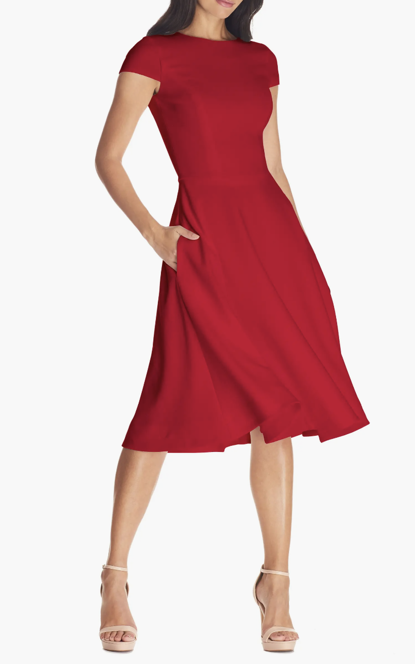 Dress the Population Livia Fit & Flare Dress