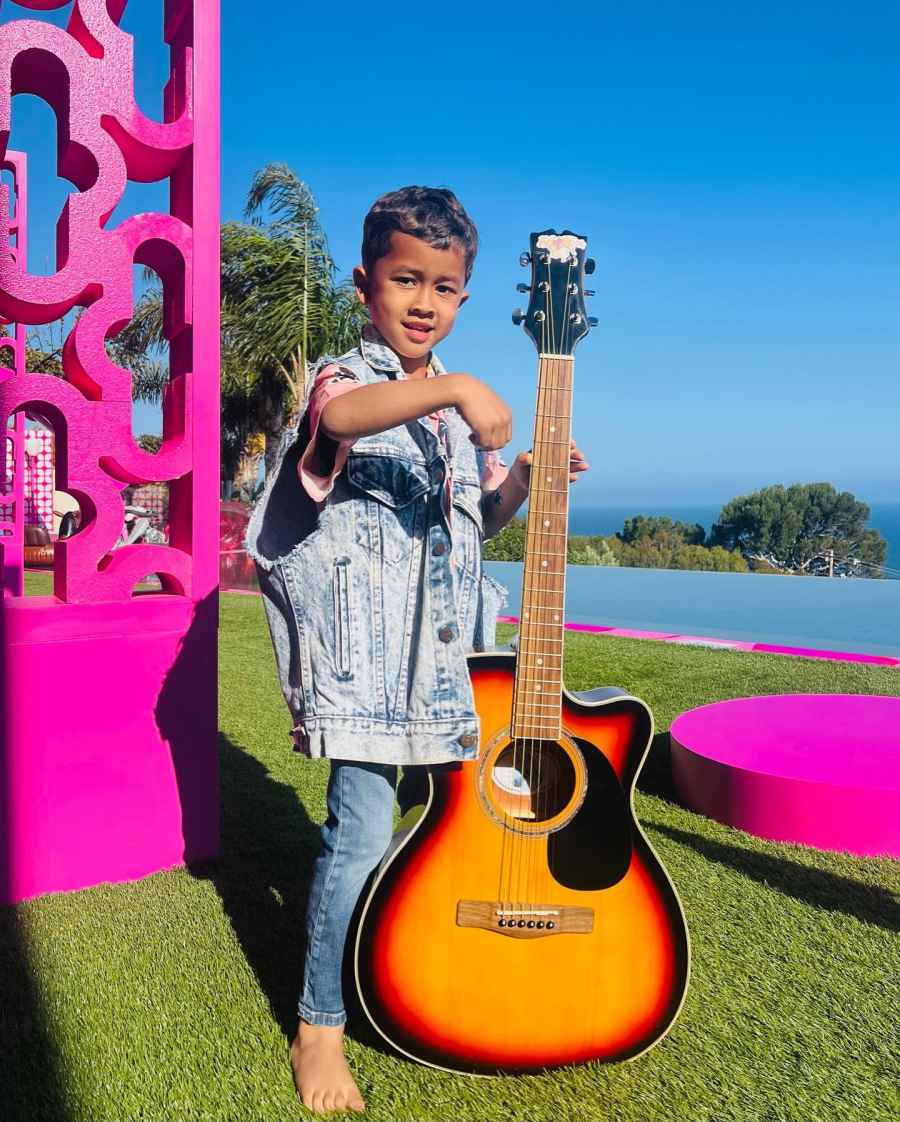 Chrissy Teigen and John Legend Dress Up as Barbie and Ken During Dreamhouse Visit With Luna and Miles