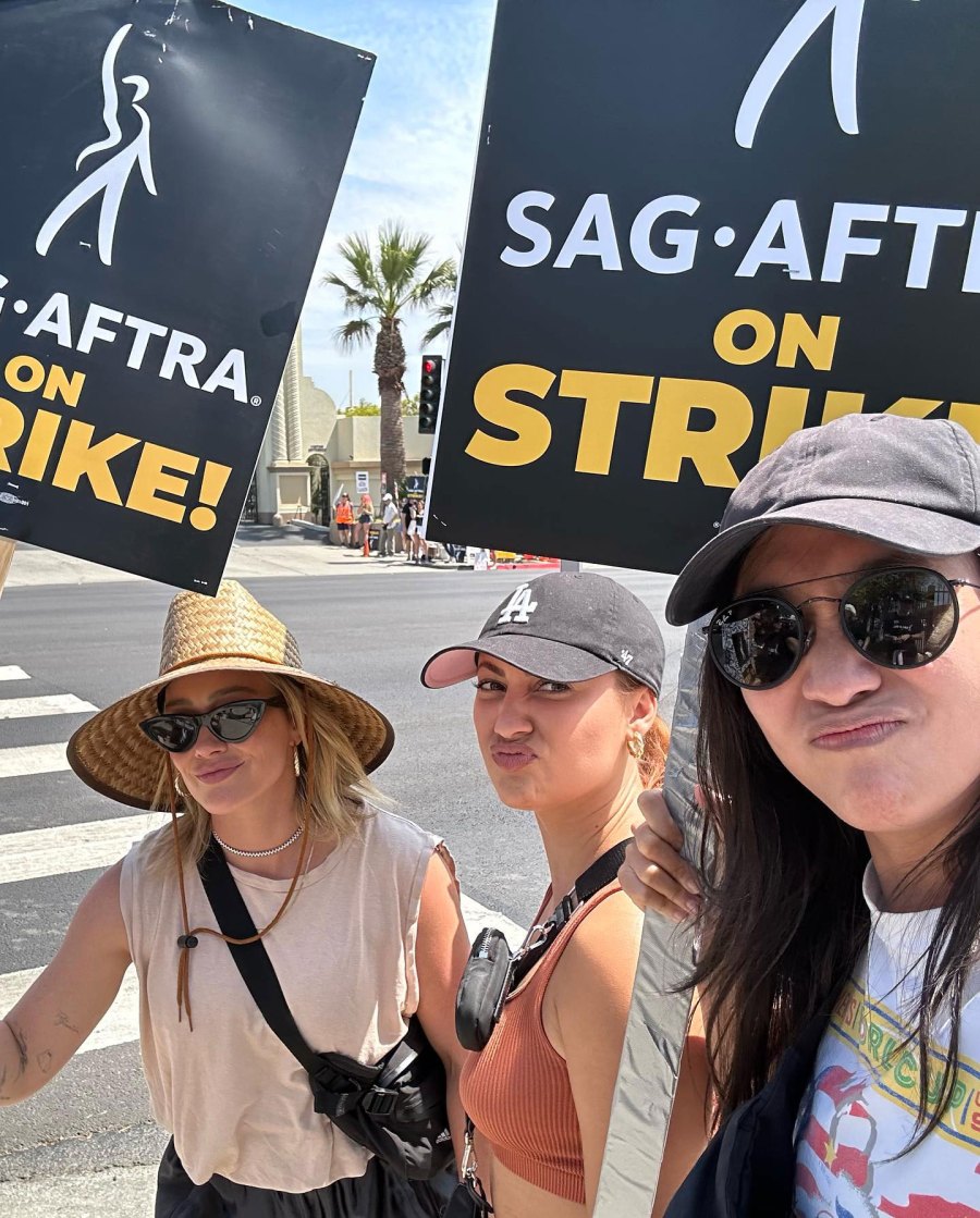 How I Met Your Father Hilary Duff Instagram Every Cast Reunion at the SAG-AFTRA Strike Picket Line