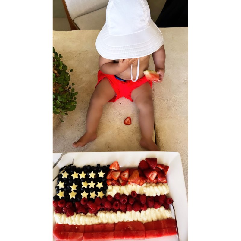 Khloe Kardashian Offers Rare Glimpse of Son Tatum During July 4th Celebration 2