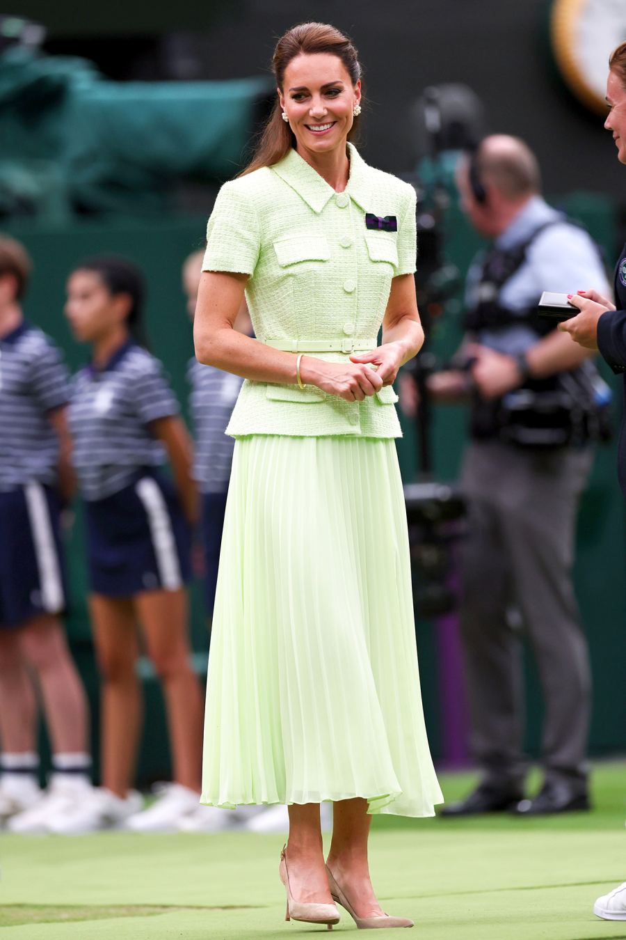 Princess Kate’s Lime Green Wimbledon Dress Perfectly Matches the Game’s Tennis Balls