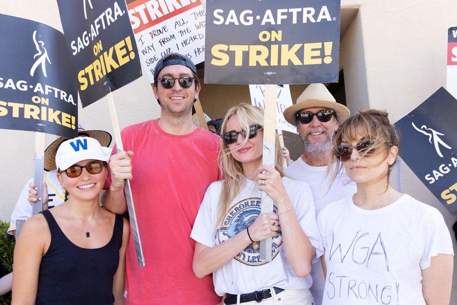 Succession Every Cast Reunion at the SAG-AFTRA Strike Picket Line