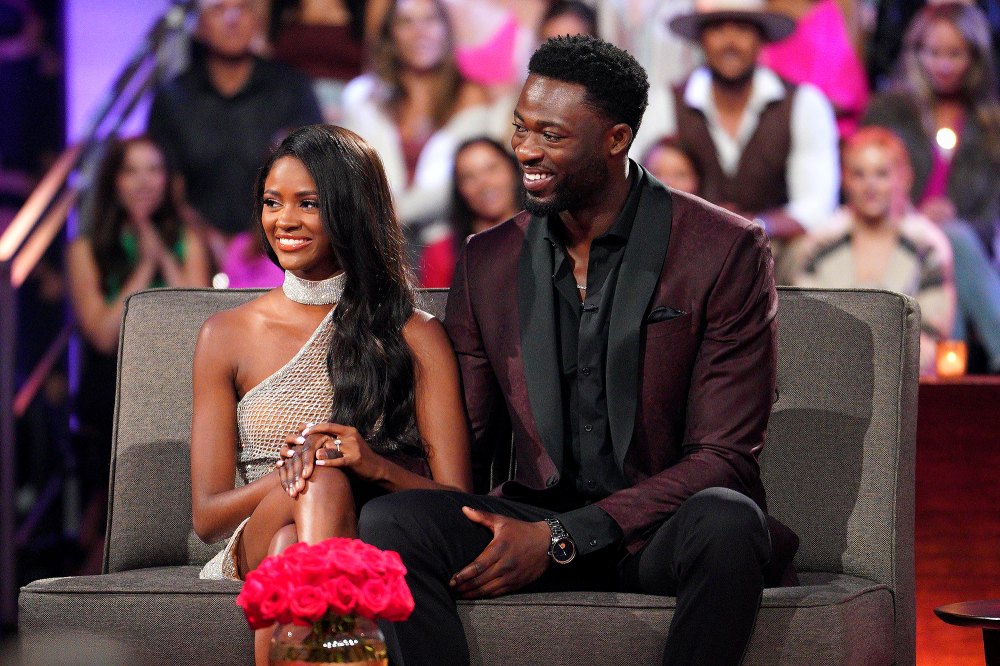 Bachelorette's Charity and Dotun Answer Burning Questions About Aaron, Joey, 'DWTS' and More