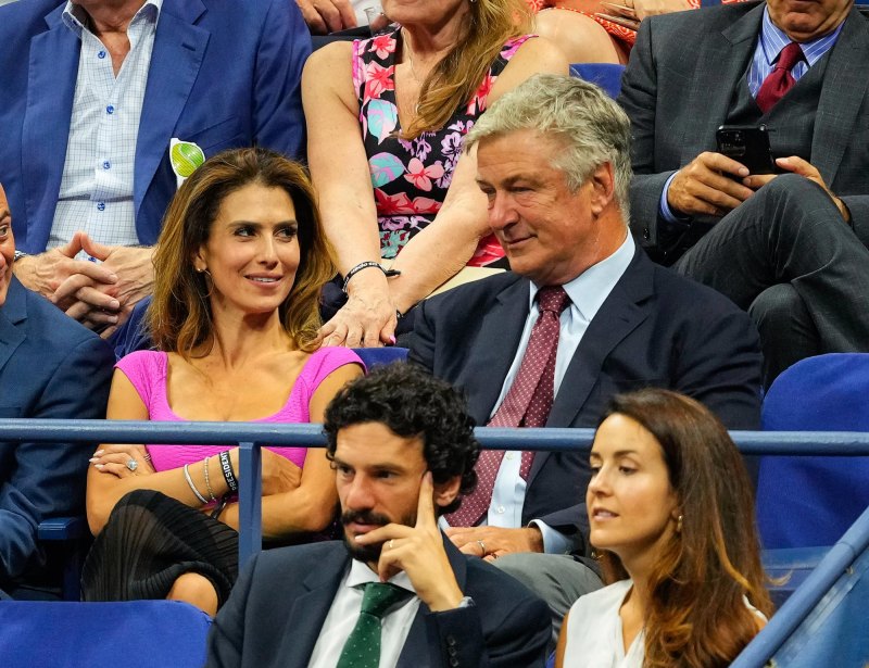 Celebrities Spotted Who Attended the 2023 US Open Barack and Michelle Obama Lindsey Vonn and More 316 Hilaria Baldwin and Alec Baldwin