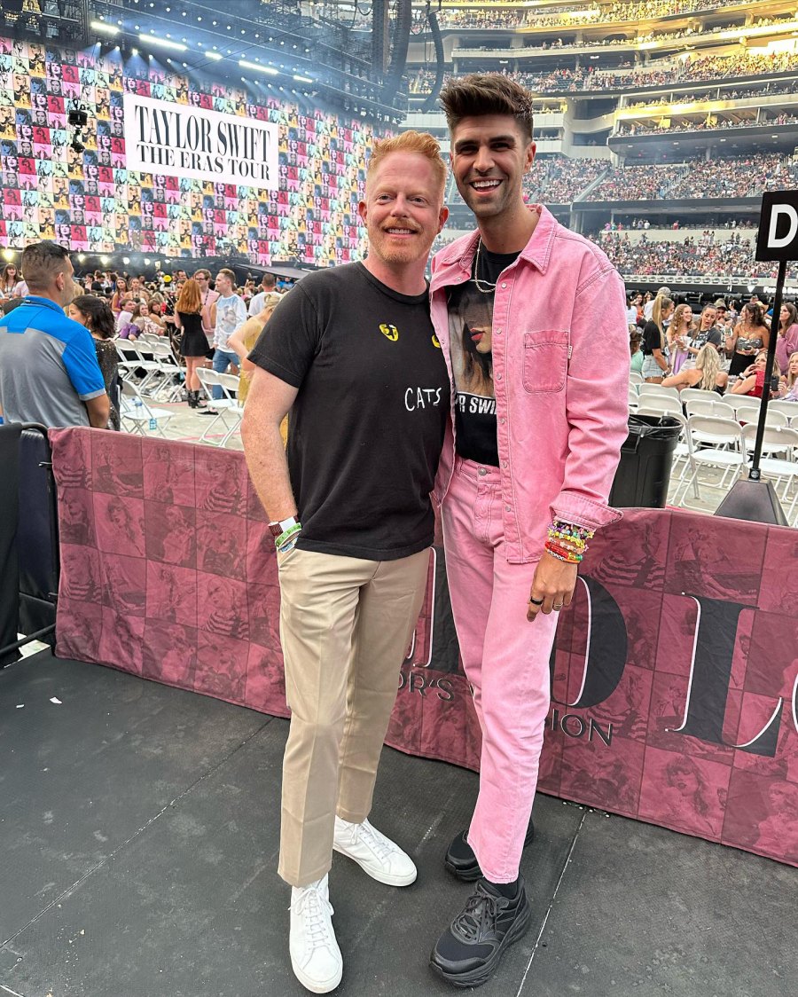 Jesse Tyler Ferguson and Justin Mikita Attend Taylor Swift's 'Eras' in L.A.