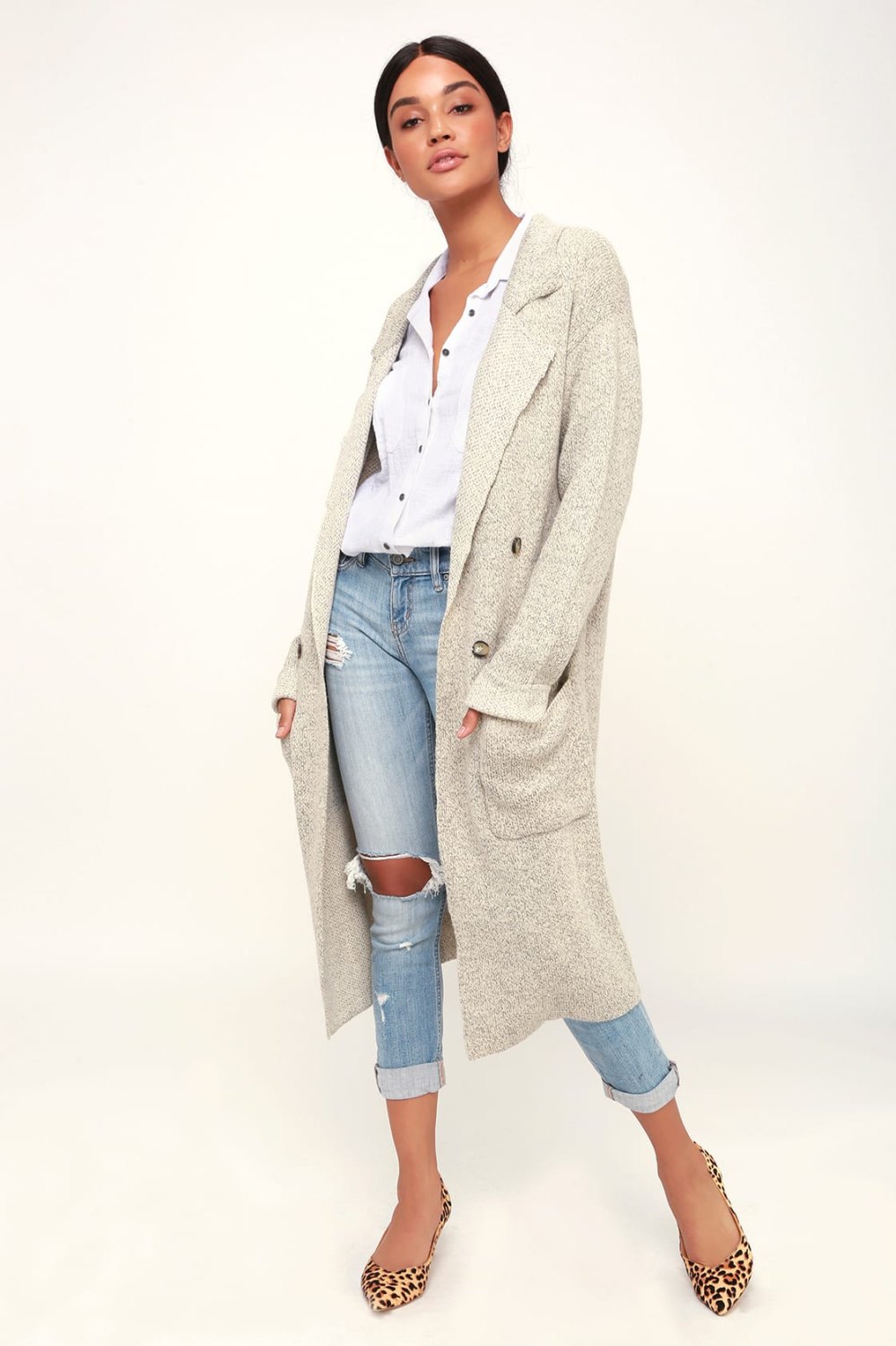 Lulus cardigan coat