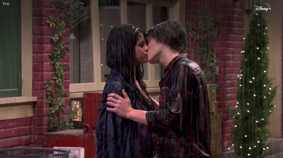 Alex Russo and Mason Greyback Wizards of Waverly Place Most Romantic TV Rain Kisses of All Time