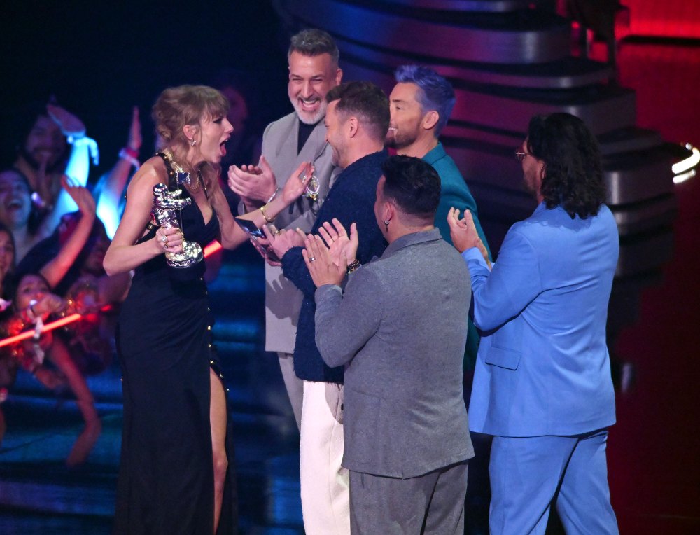 NSync Reunites at the 2023 VMAs and Taylor Swift Has Questions MTV Video Music Awards 4