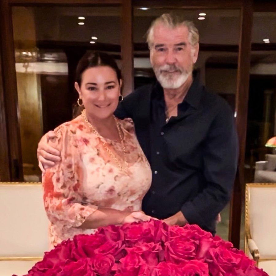 Pierce Brosnan Showers Wife Keely With 60 Roses on Her 60th Birthday