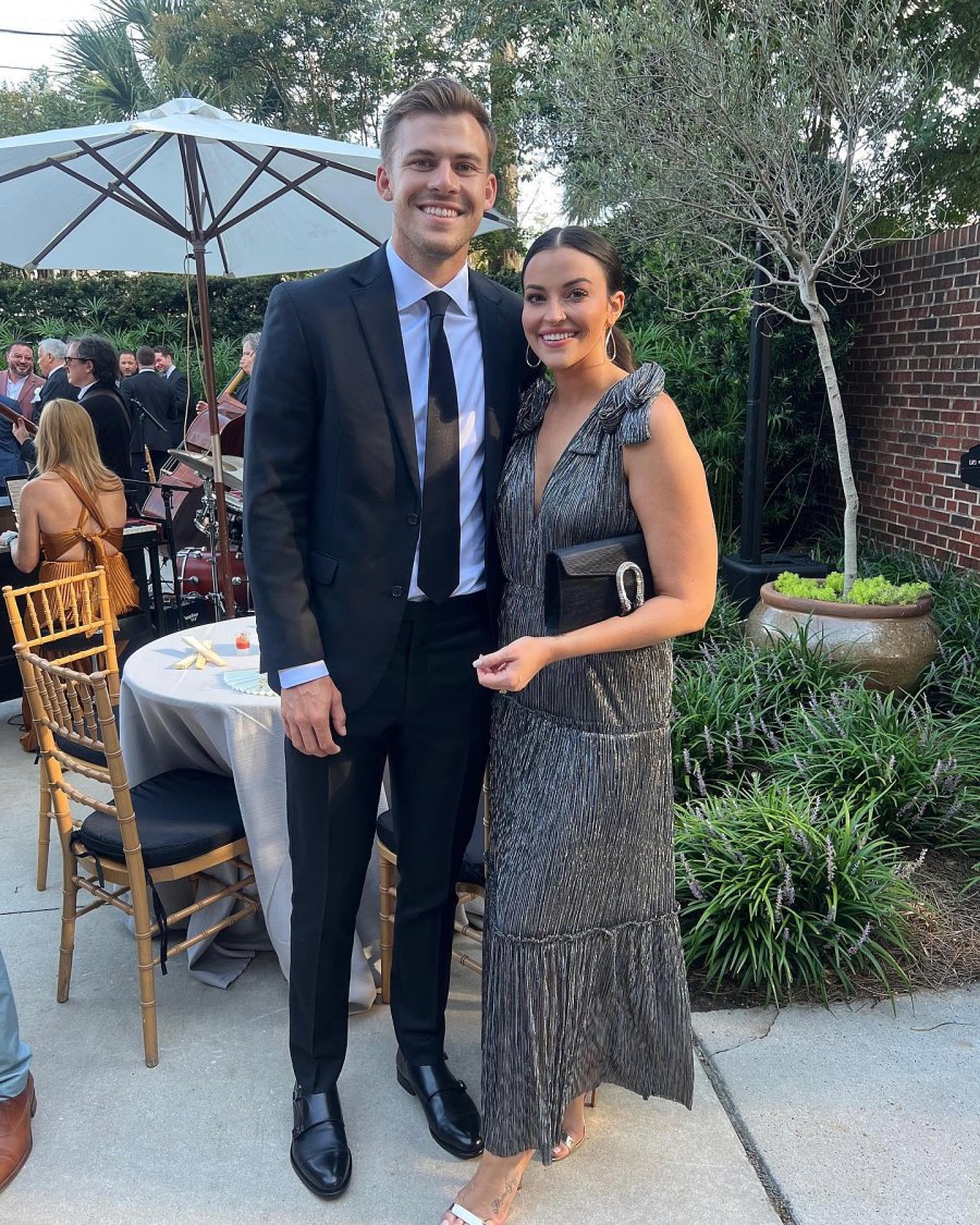 Tia Booth and Taylor Mock Tia Booth Instagram All the Bachelor Nation Couples Who Attended Joe Amabile and Serena Pitt 2nd Wedding