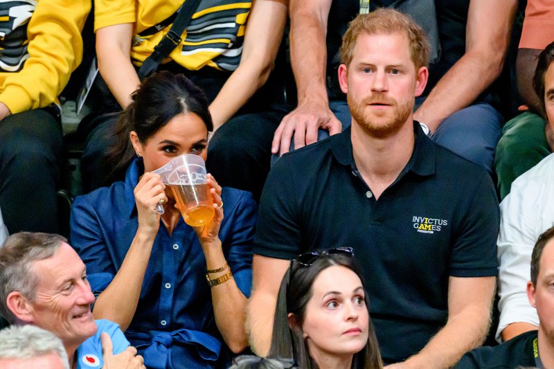 Prince Harry and Meghan Markle Drink Beers at 2023 Invictus Games
