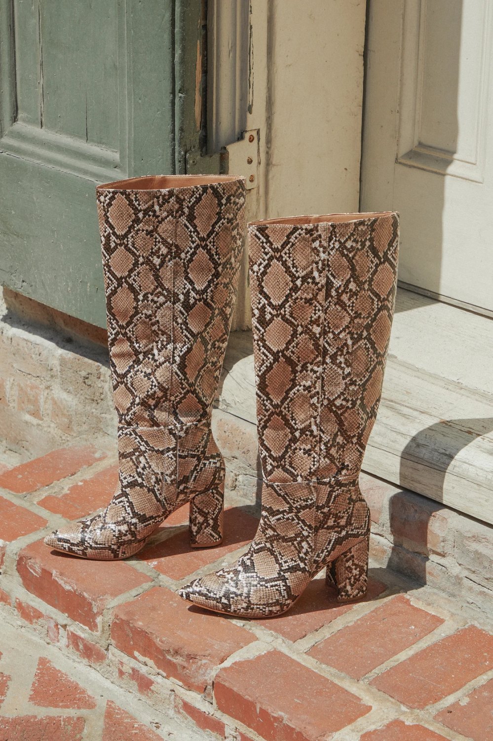 snakeskin boots