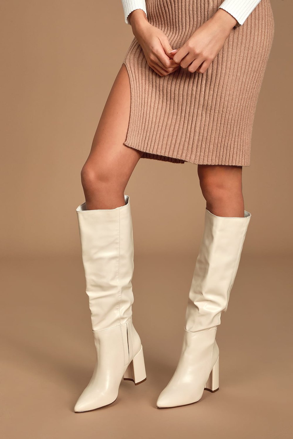 knee-high boots