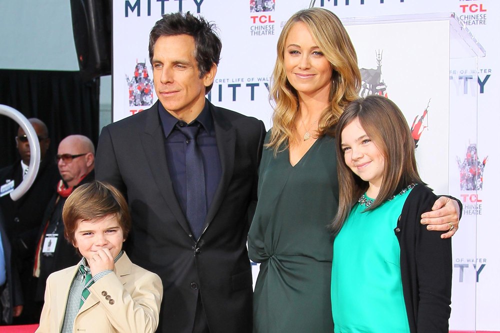 Ben Stiller and Christine Taylor Step Out with Son Quinlin 540