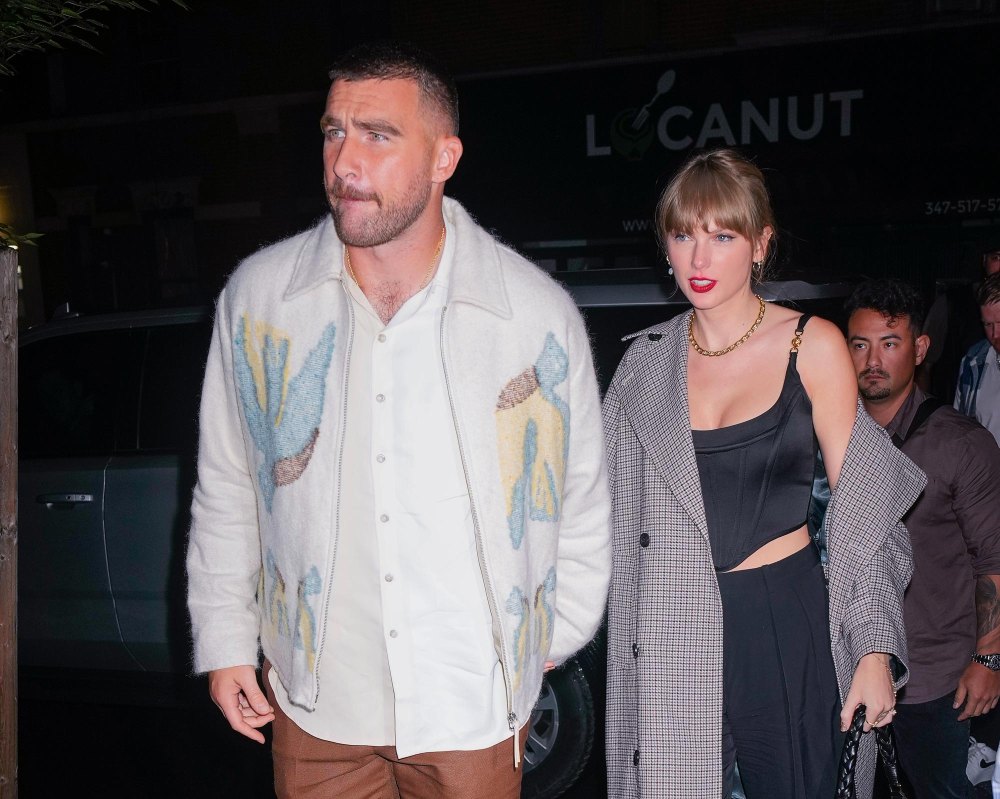 Kylie Kelce Told Travis Kelce to Fall in Love While Rocking His Mustache — and Then He Met Taylor Swift 260