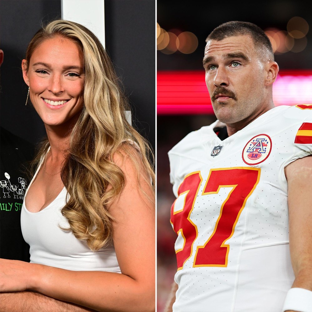 Kylie Kelce Told Travis Kelce to Fall in Love While Rocking His Mustache — and Then He Met Taylor Swift 261