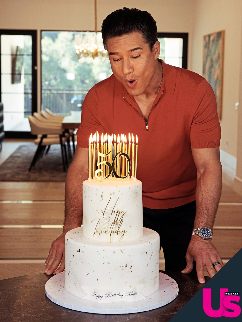 Mario Lopez 50th Birthday Us Weekly Cover Story 2342 Cake