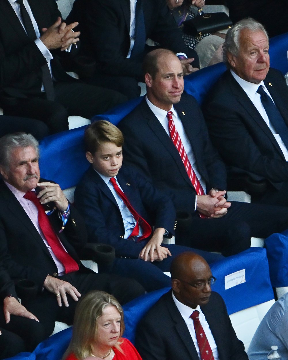 Prince William and Prince George Are Twinning in Red Ties at Rugby World Cup