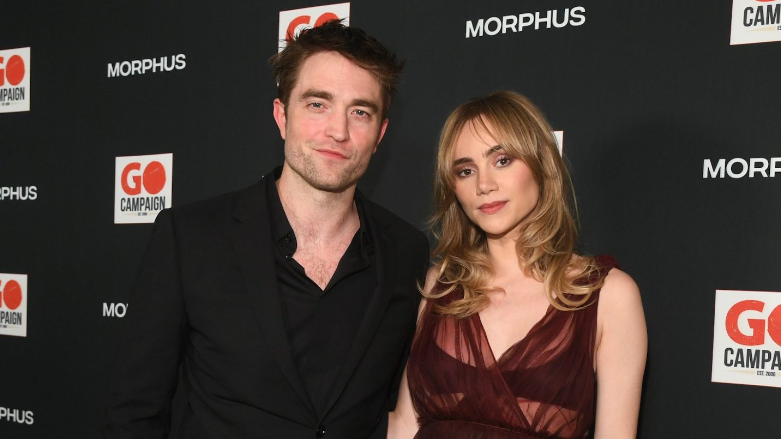 Robert Pattinson and Suki Waterhouse Make Rare Red Carpet Appearance Together at GO Campaign Gala