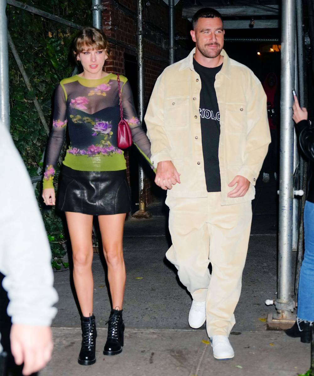 Travis Kelce Beams on Another Cozy Date Night With Taylor Swift in NYC 2