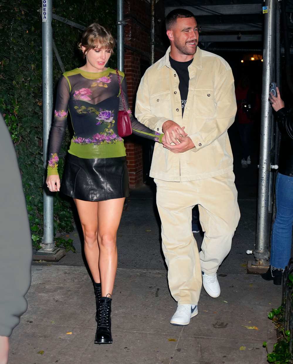 Travis Kelce Beams on Another Cozy Date Night With Taylor Swift in NYC 3