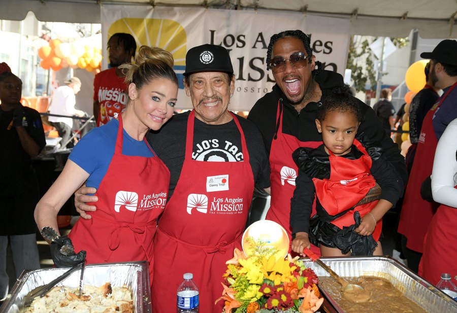 Denise Richards Danny Trejo and Nick Cannon Stars Celebrated Thanksgiving