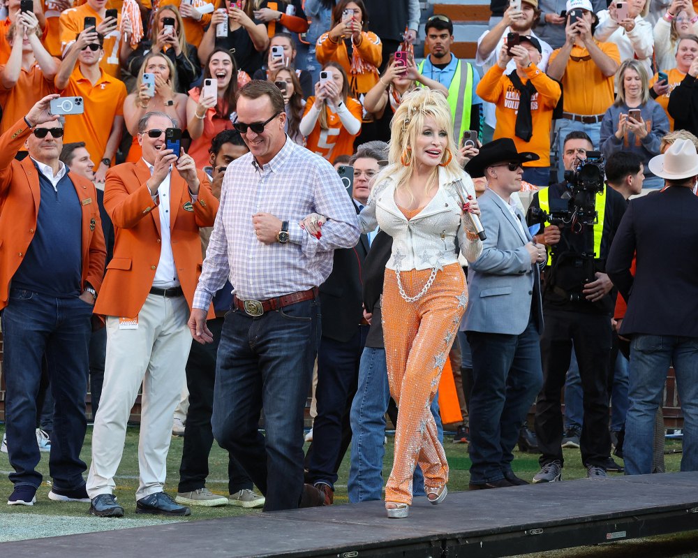 Dolly Parton Showed Off University of Tennessee Spirit During Surprise Football Speech
