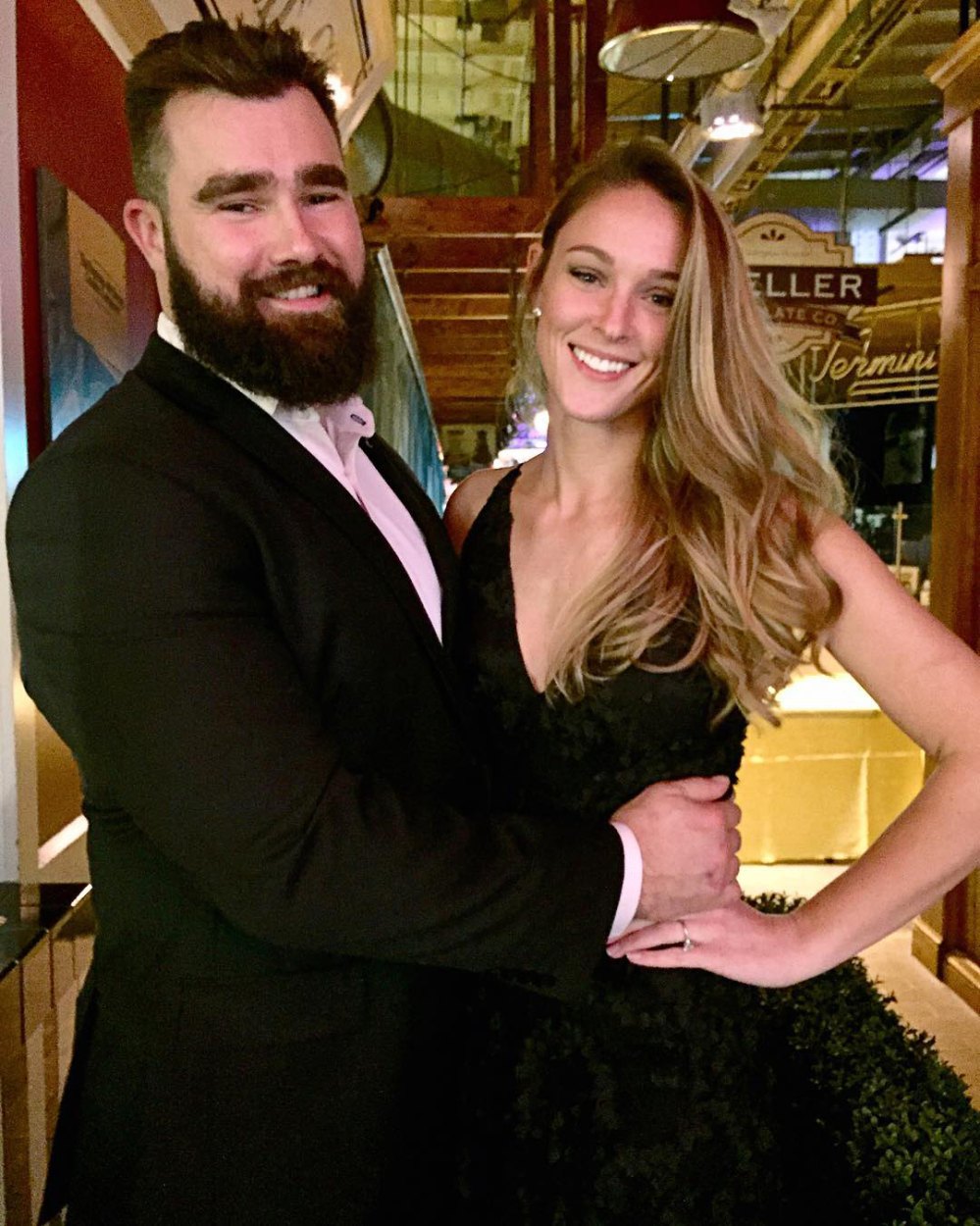 Kylie Kelce Throws Candy at 'Jackass' Jason Kelce While Prepping for Trick-or-Treaters