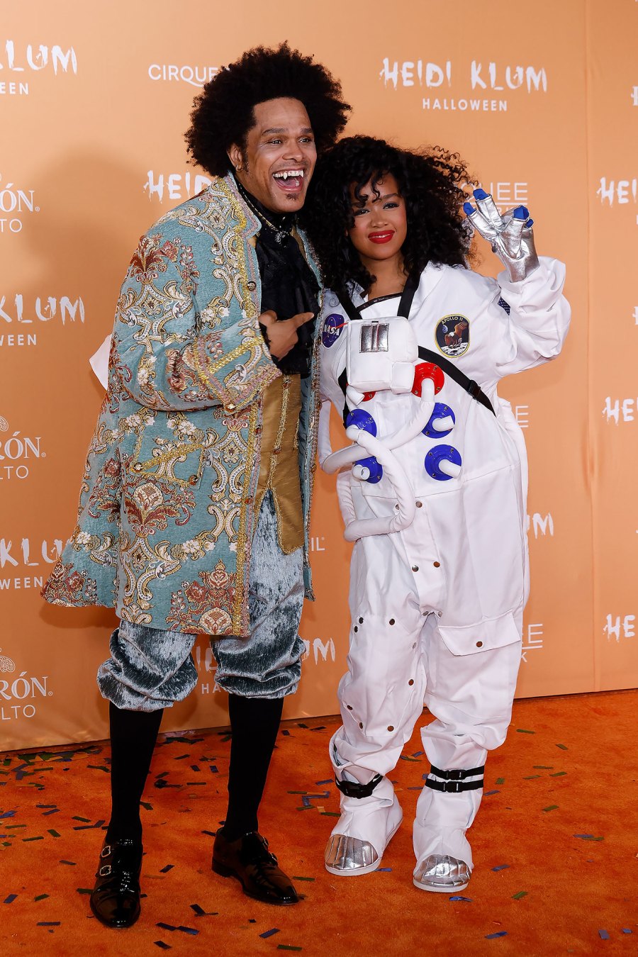 Maxwell and HER Inside Heidi Klum Star-Studded Halloween Party in NYC