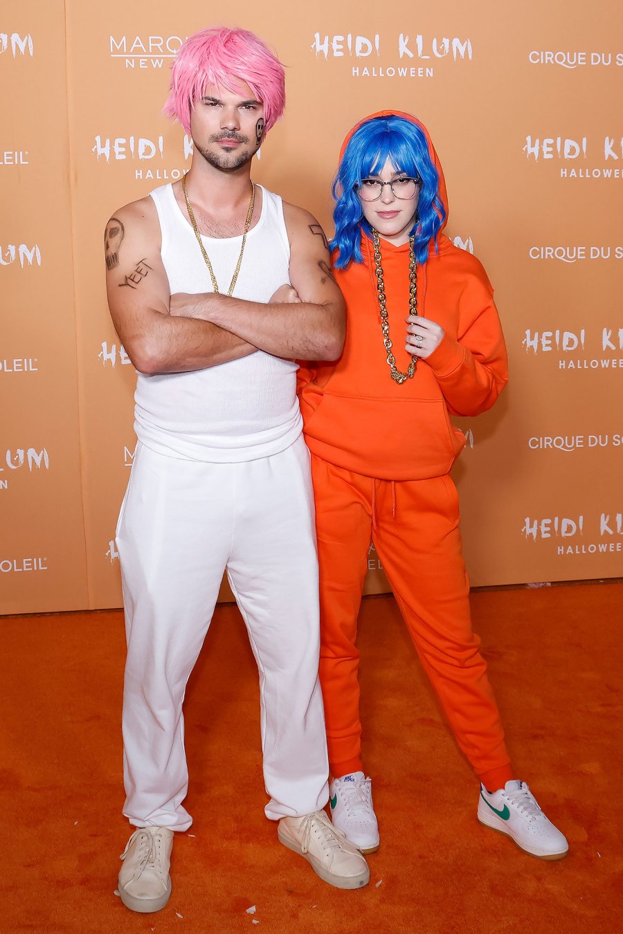 Taylor Lautner and Tay Lautner Inside Heidi Klum Star-Studded Halloween Party in NYC