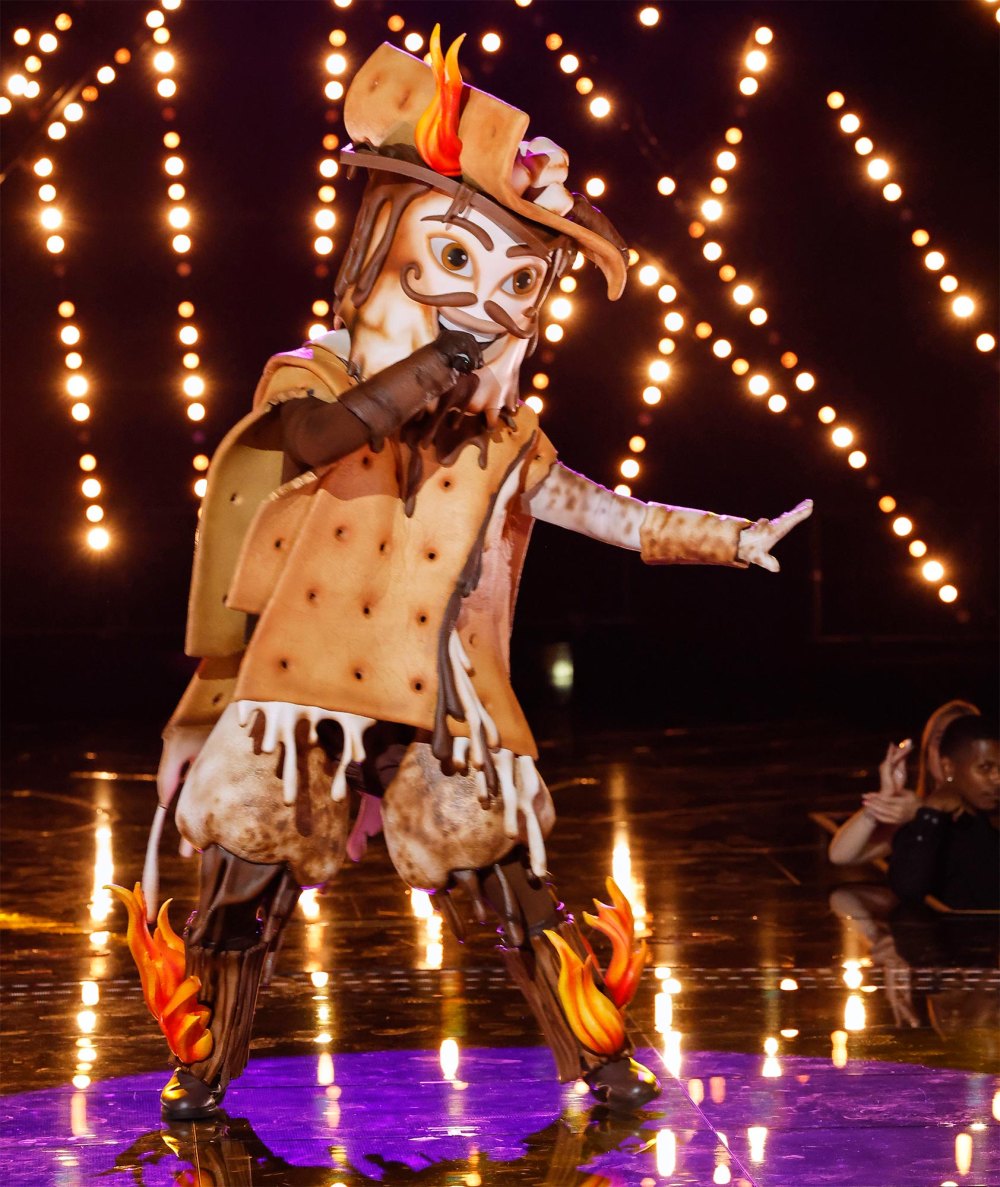 Ashley Parker Angels Fitness Routine Helped With Very Heavy Smore Costume on The Masked Singer