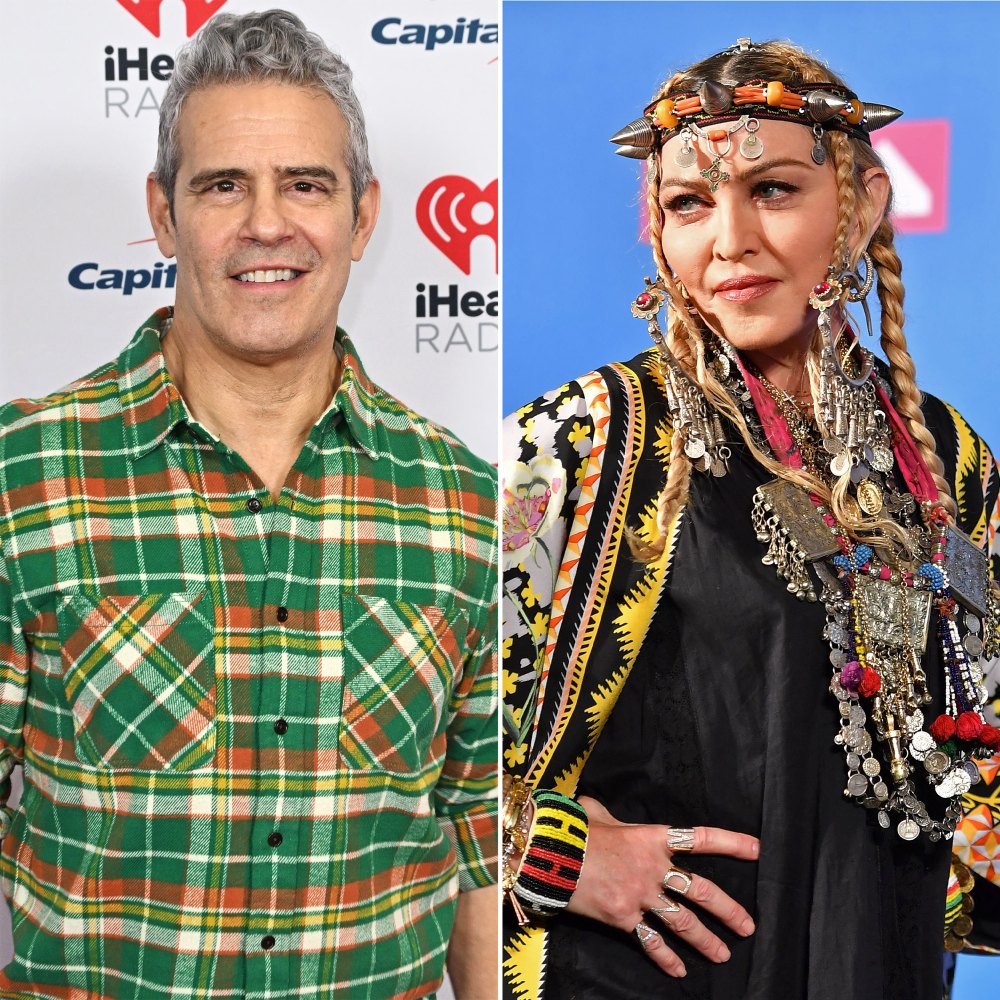 Andy Cohen Reacts to Madonna Calling Him a Troublemaking Queen on Stage
