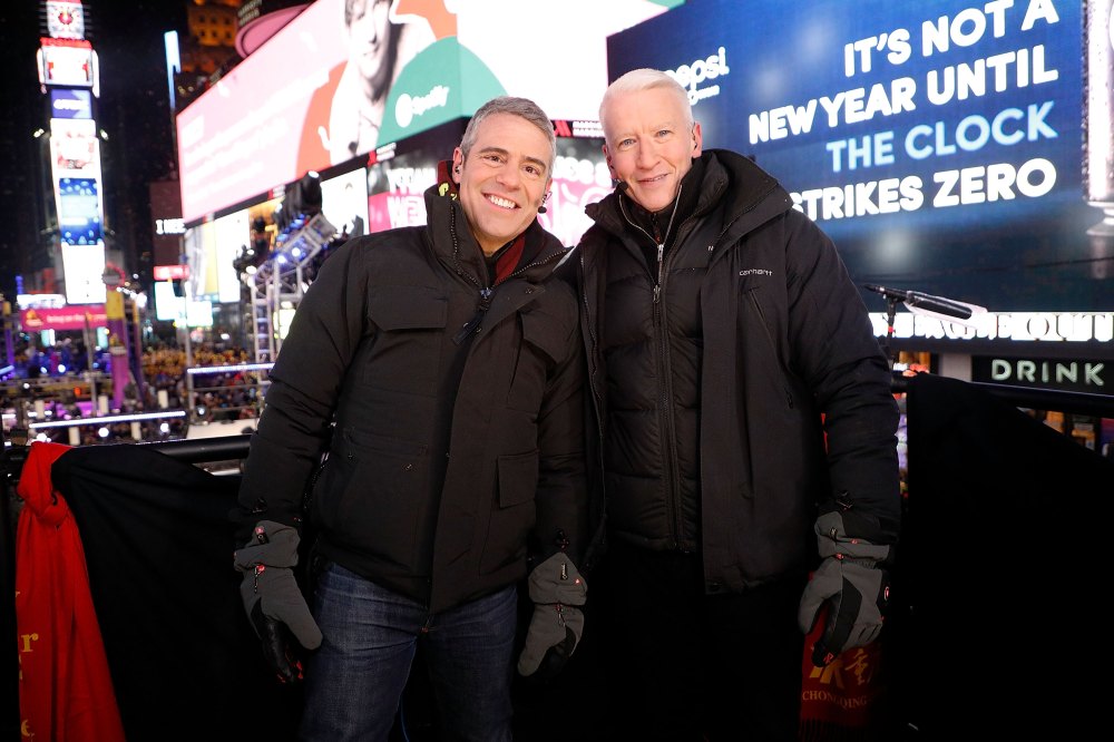 Andy Cohen and Anderson Cooper Play Coy About Drinking During NYE