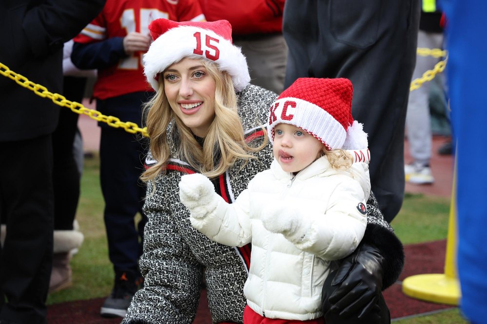 Brittany Mahomes Beams With Kids at Husband Patrick Mahomes Kansas City Chiefs Game on Christmas