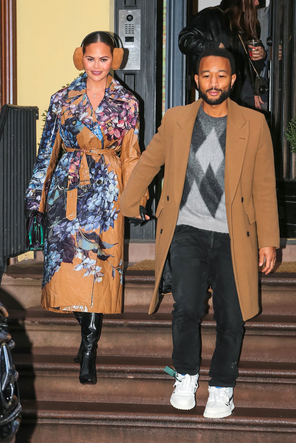 Chrissy Teigen and John Legend Hold Hands During Romantic Night Out in New York City