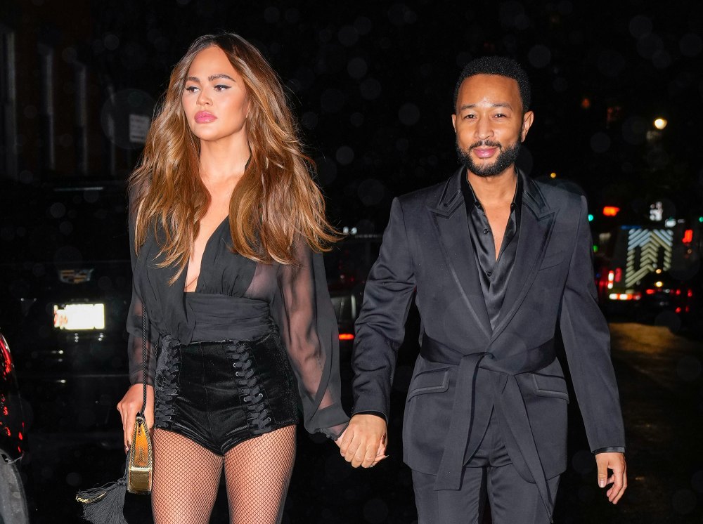 Chrissy Teigen and John Legend out in NYC for John's Birthday