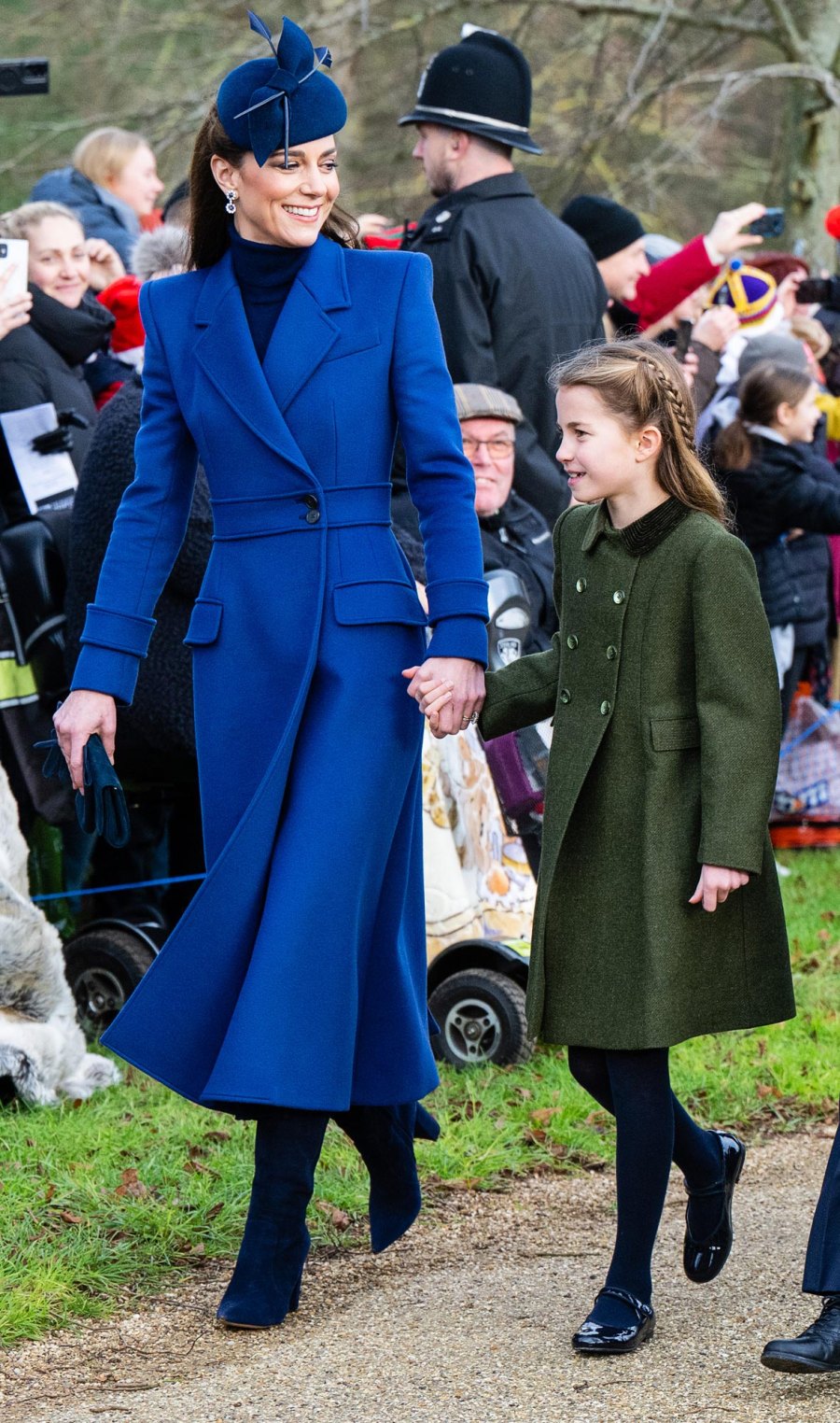 Kate Middleton Is a Sight to See in Blue Ensemble for Christmas Service 616