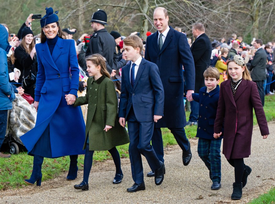 Royal Family Attends Sandringham Christmas Day Church Service