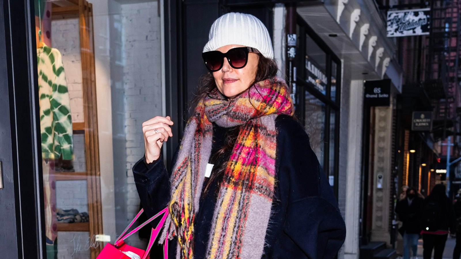 Katie Holmes in NYC on December 20, 2023.