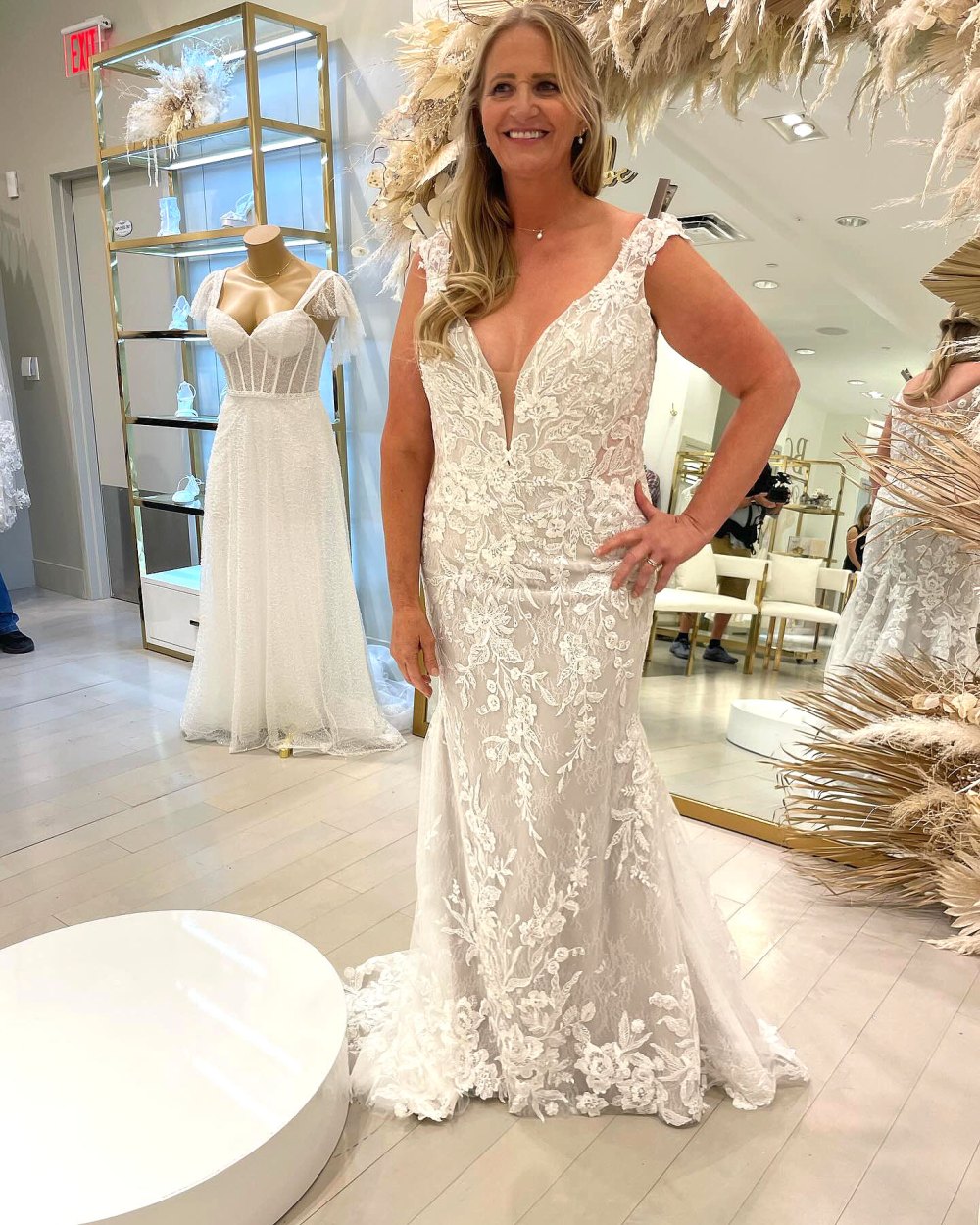 Christine Brown Shares Glimpses of Wedding Dresses She Didn t Wear