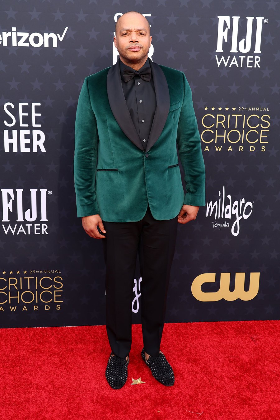 Donald Faison Red Carpet Arrival 2024 Critics Choice Awards