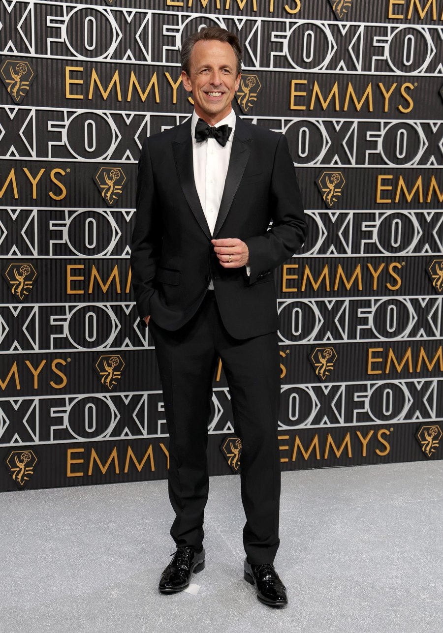 Emmy Awards 2023 Red Carpet Arrivals 669 Seth Meyers