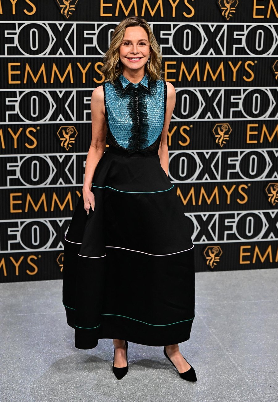 Emmy Awards 2023 Red Carpet Arrivals 690 Calista Flockhart
